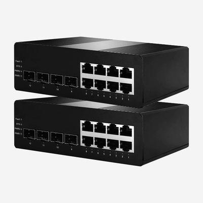 STP RSTP MSTP Layer 2+ Managed Switches With 8 Ports And 4 SFP SR-SHG3412FI