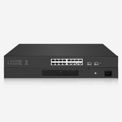 Gigabit 16 RJ45 PoE Network Switch With Internal Power Supply Supporting And IEEE 802.3 Protocols