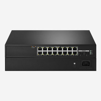 2.5G Ethernet Unmanaged PoE Switch With 16 RJ45 Ports,  260W Total Power