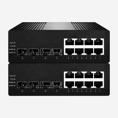 STP RSTP MSTP Layer 2+ Managed Switches With 8 Ports And 4 SFP SR-SHG3412FI