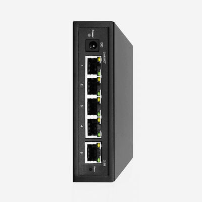 Layer 2 Managed PoE 2.5 Gb Ethernet Switch Port Aggregation 5 Auto Sensing RJ45 Ports