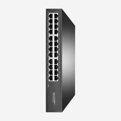 24 RJ45 Ports 10 100M Switch 100 Mbps Ethernet Switch With MDI/MDIX Auto Flip Function