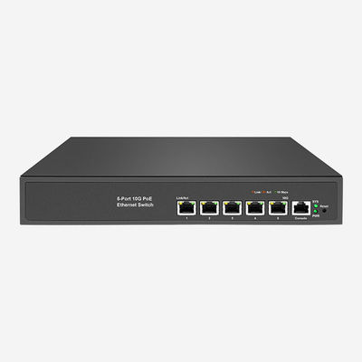 Trasferimento di dati veloce con 10GB PoE Ethernet Switch SSH Security, 5 10Gbps RJ45 Port