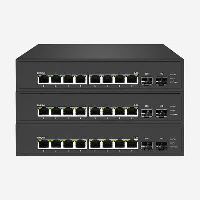 80Gbps Business 8 RJ45 PoE 2.5G Unmanaged Switch With Stable Networking Solution For Corporations