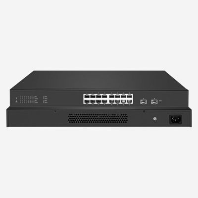 16-Port Poe+ Gigabit Switch Poe+ With LED Indicators MTU VLAN Port VLAN And 802.1Q VLAN